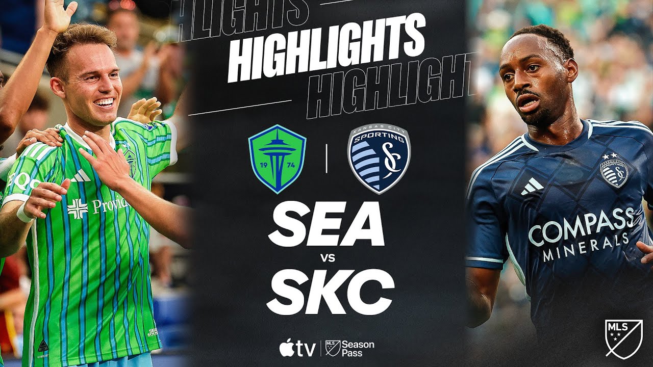 Seattle Sounders FC vs. Sporting Kansas City | Full Match Highlights | Musovski HAT TRICK!