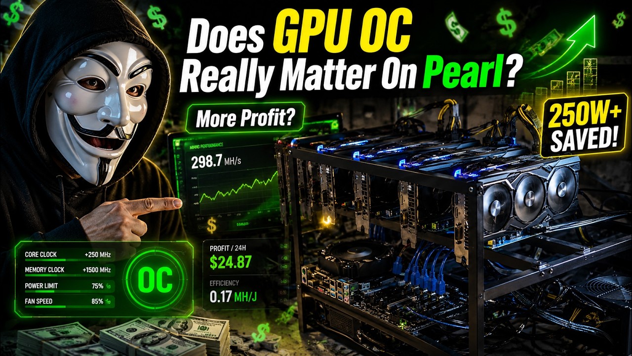 Тест разгона GPU на Pearl: увеличивает ли разгон доходность майнинга?