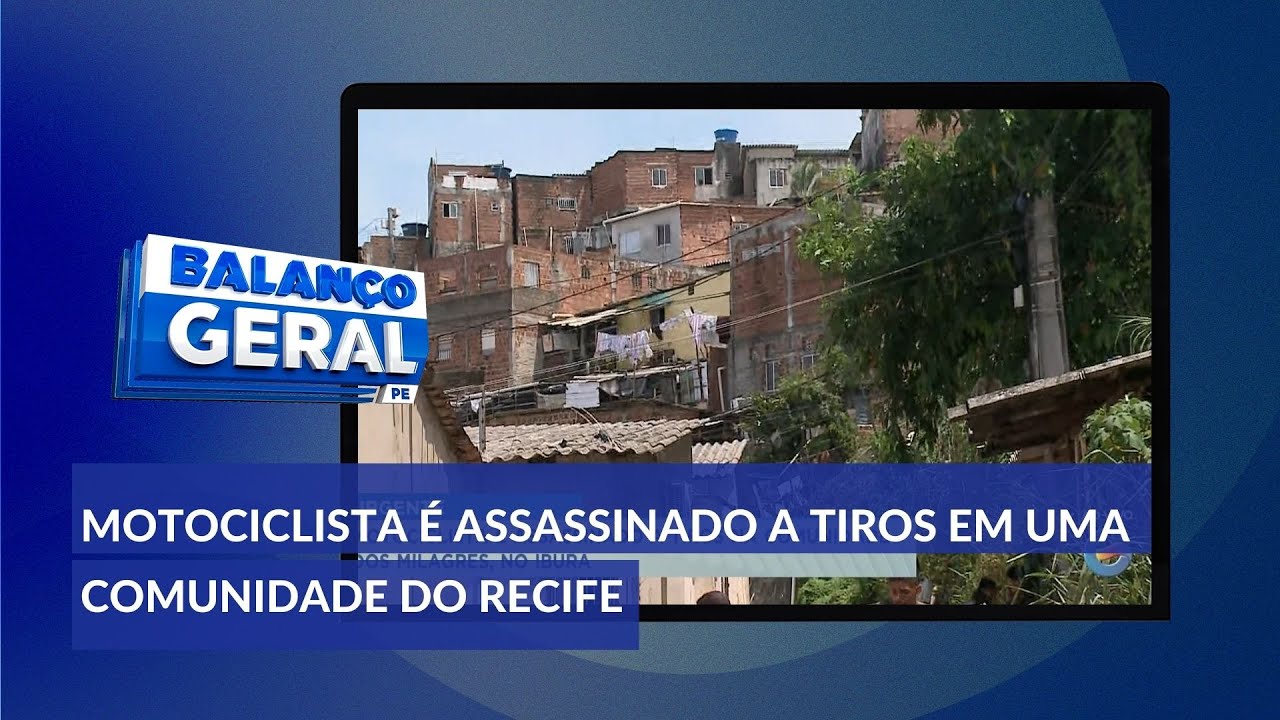 Motociclista é assassinado a tiros na comunidade dos Milagres, no Ibura.