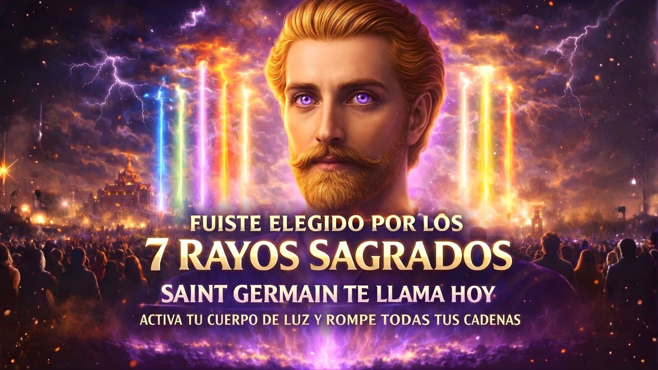 🔥FUISTE ELEGIDO: 7 RAYOS SAGRADOS✨ Saint Germain TE LLAMA HOY | ACTIVA TU CUERPO DE LUZ AHORA!!