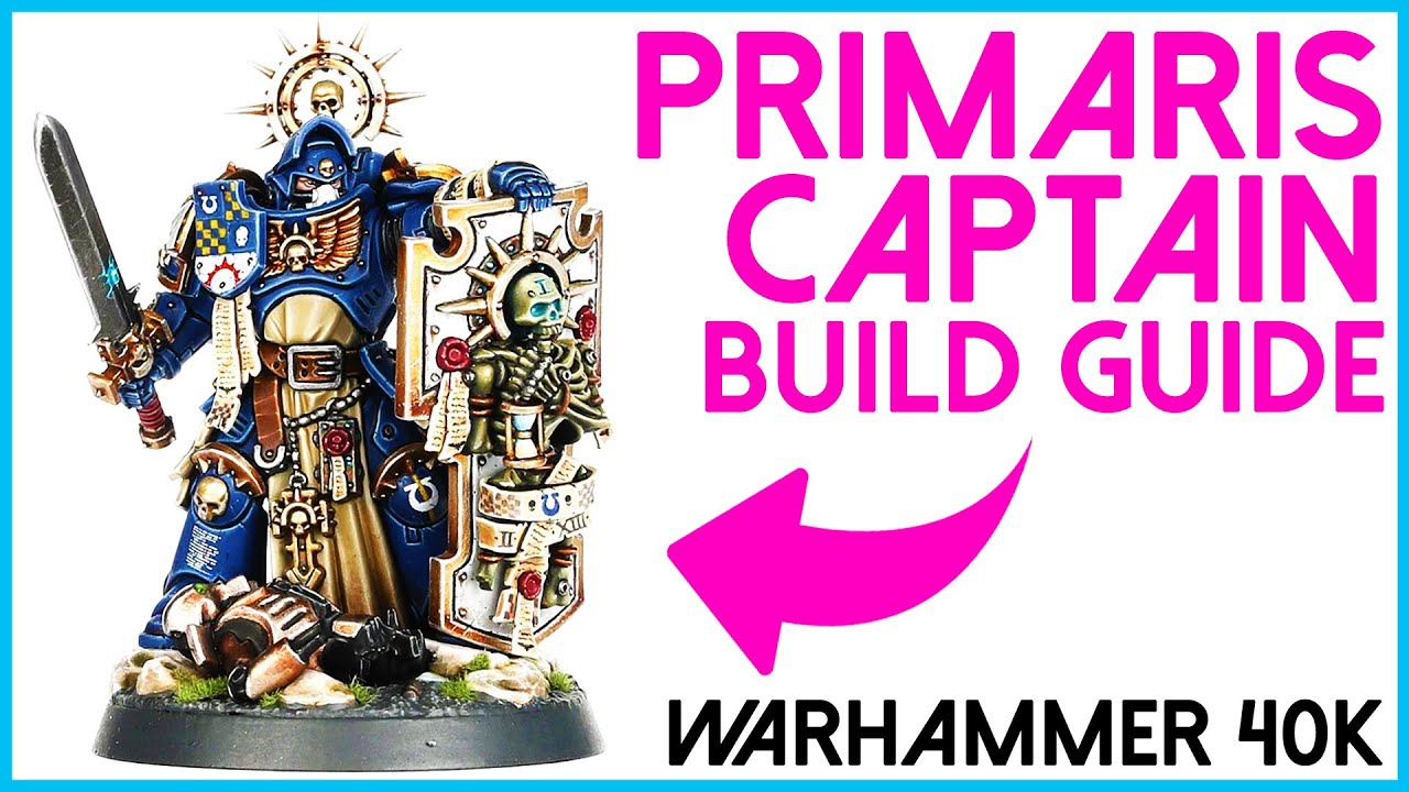 How to build Primaris Bladeguard Captain for Warhammer 40,000