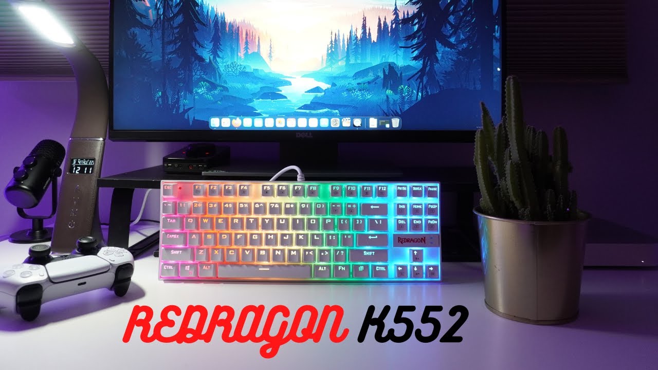 Unboxing and Review - Redragon K552 Kumara TKL Mechanical Gaming Keyboard (White)