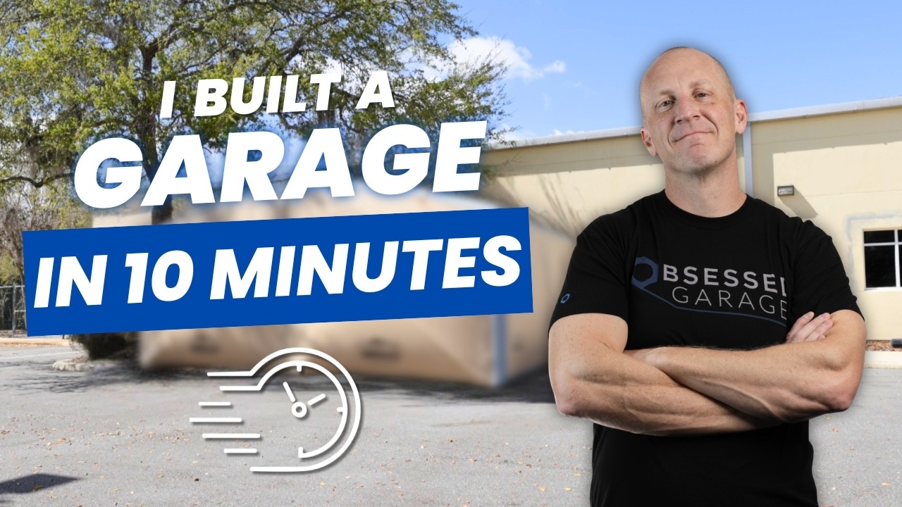 I Built a Garage in 10 Minutes… And It Inflates