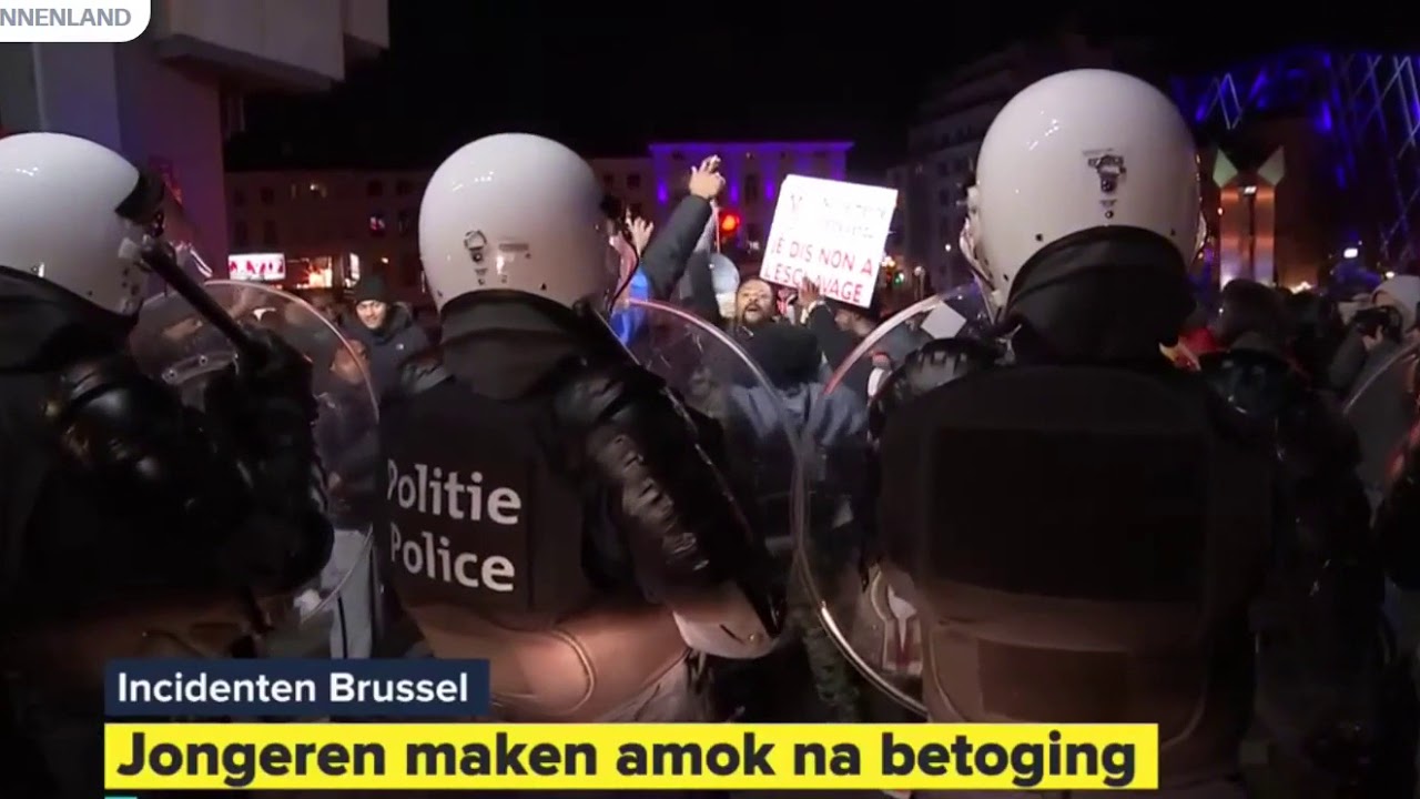 Jongeren richten opnieuw vernielingen aan in Brussel