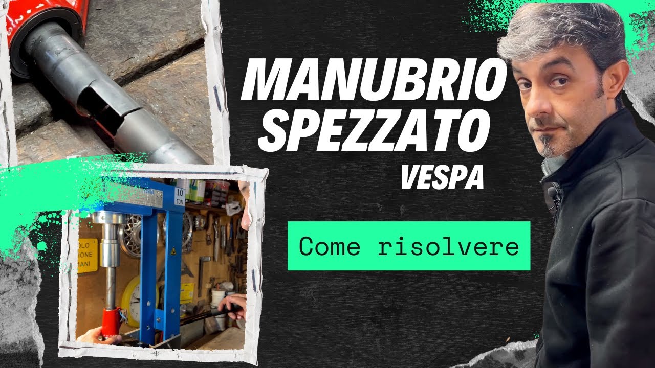Cannotto spezzato  manubrio Vespa