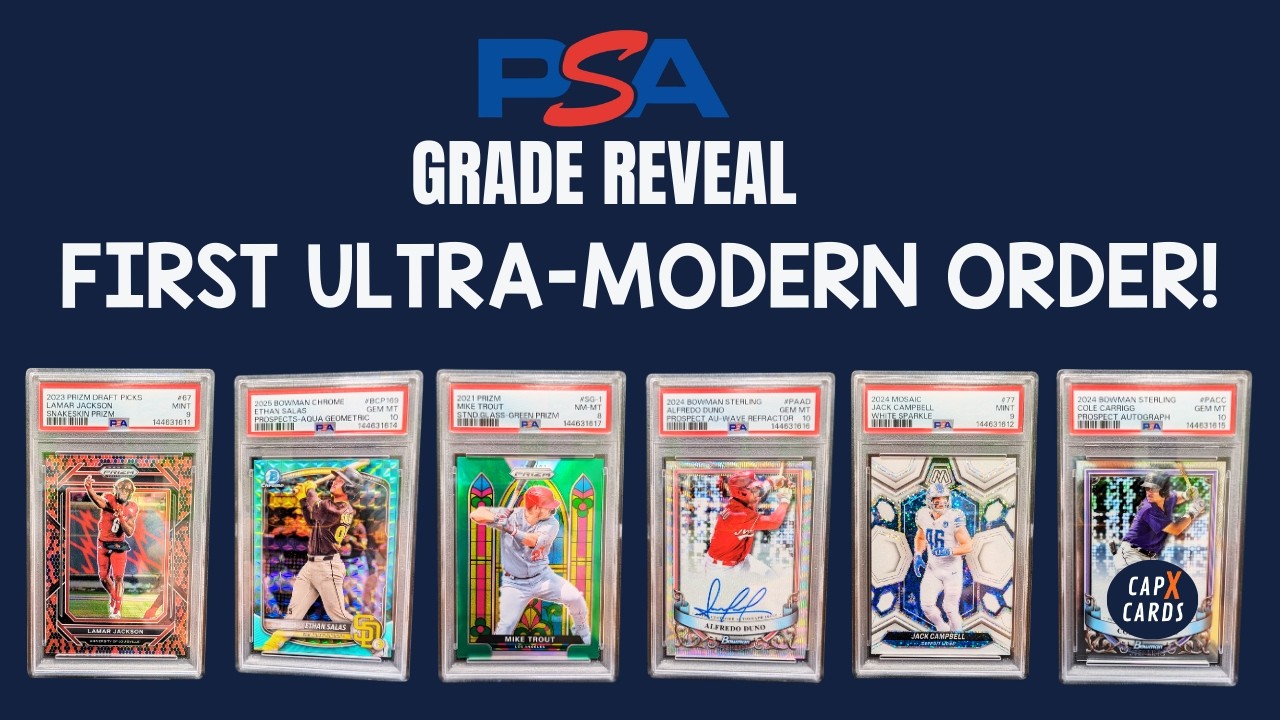 PSA Grade Reveal: My First Ultra Modern PSA Submission