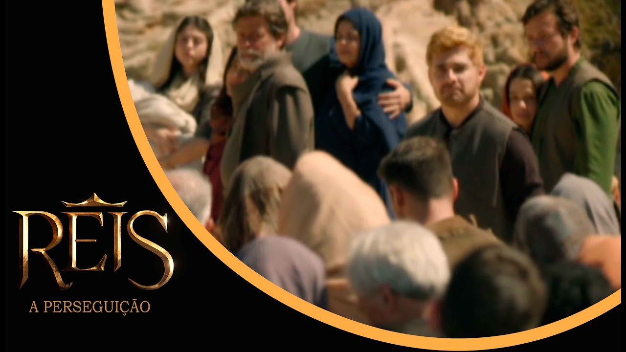 NOVELA REIS: Jônatas discursa no sepultamento de Samuel