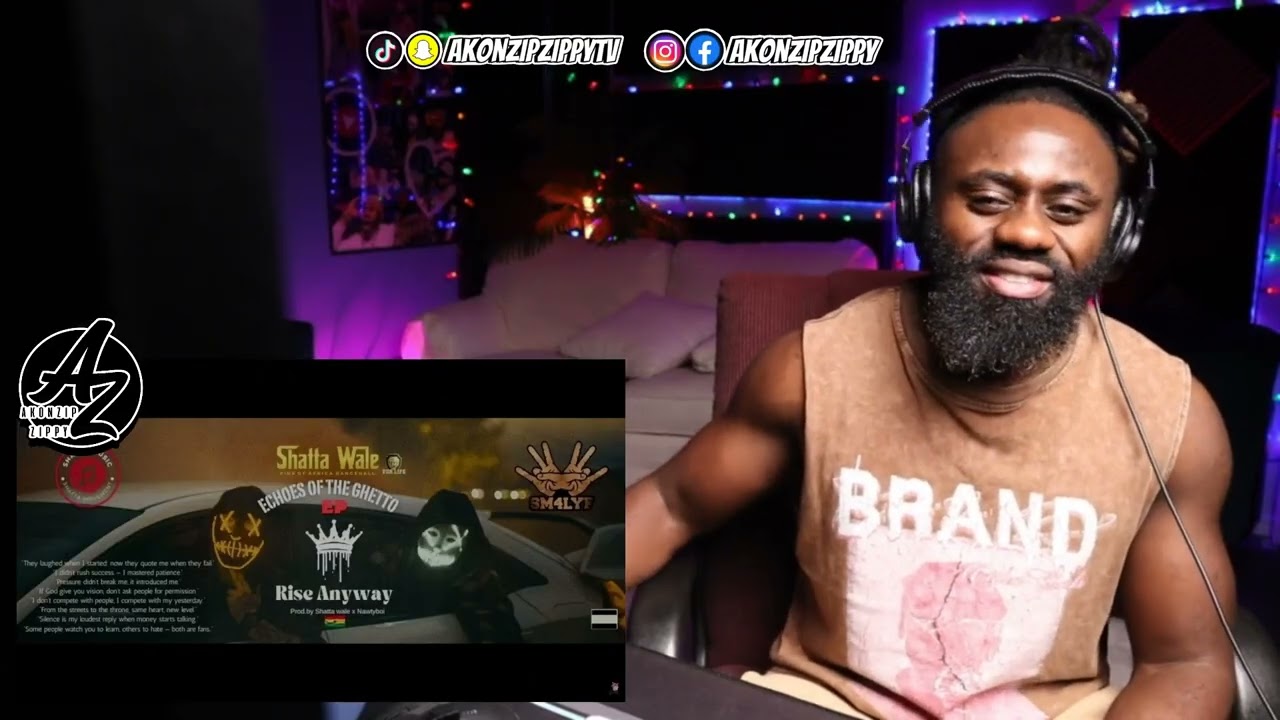 Shatta Wale - Rise Anyway (Audio Slide) | REACTION!!!