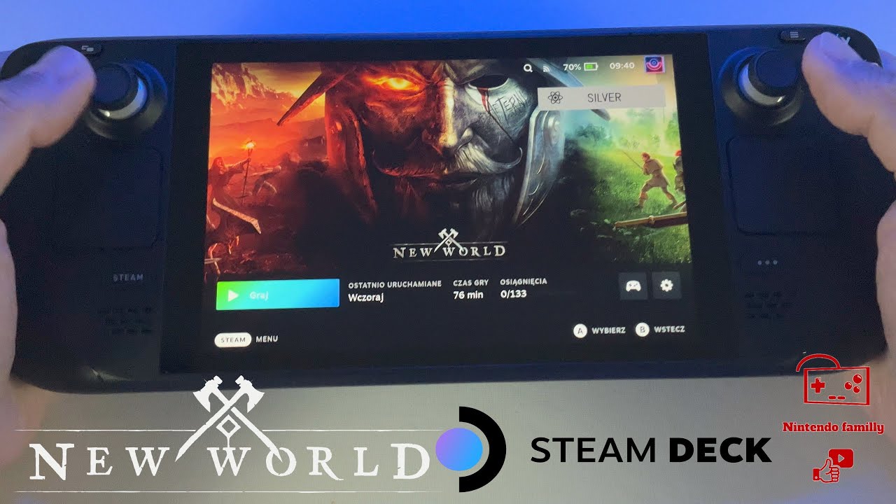 New World MMO | Steam Deck Gameplay 4k60 #steamdeck
