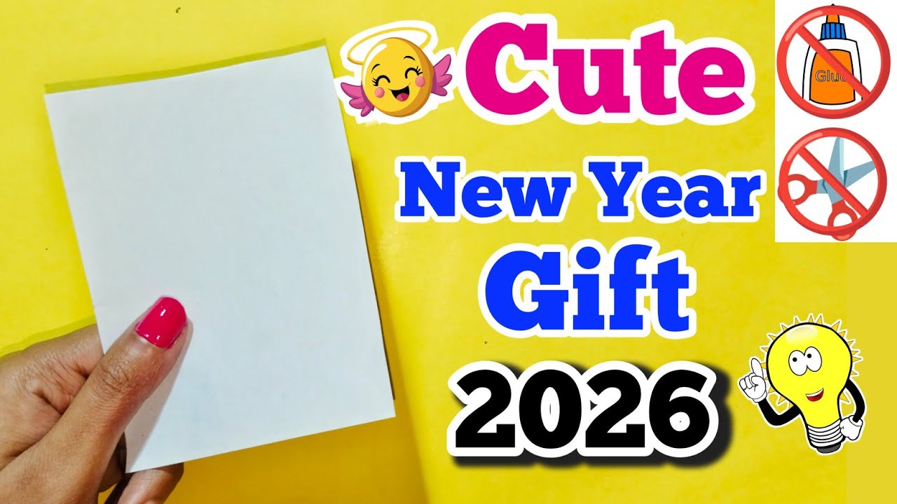 😍 Last Minute 😍 Cute New Year Gift Ideas 2026/ diy new year greeting card/ how to make new year gift