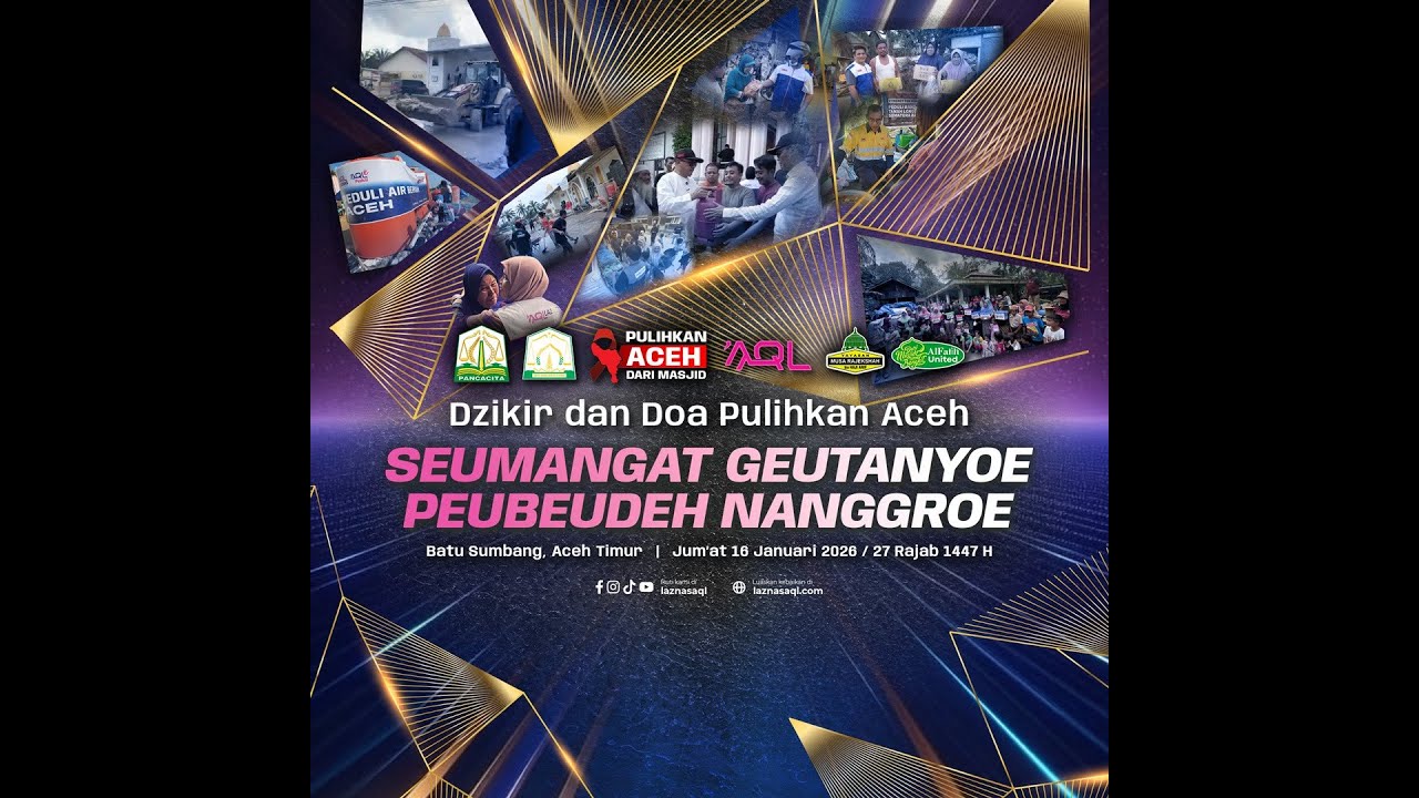 Doa & Dzikir bersama Masyarakat Aceh terdampak bencana | Isra Miraj THQ Eps. 2.093