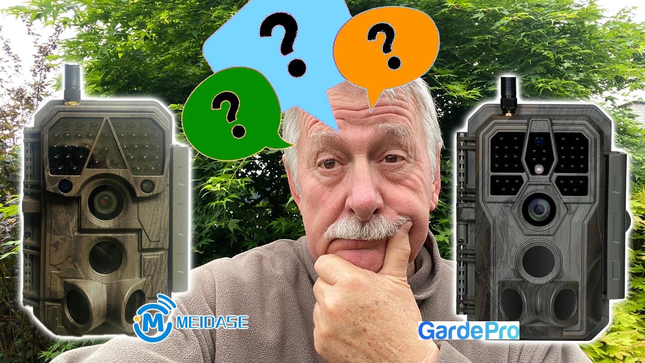 Videovergleich Meidase P100P zu GardePro E8 120° und ein paar Brownings