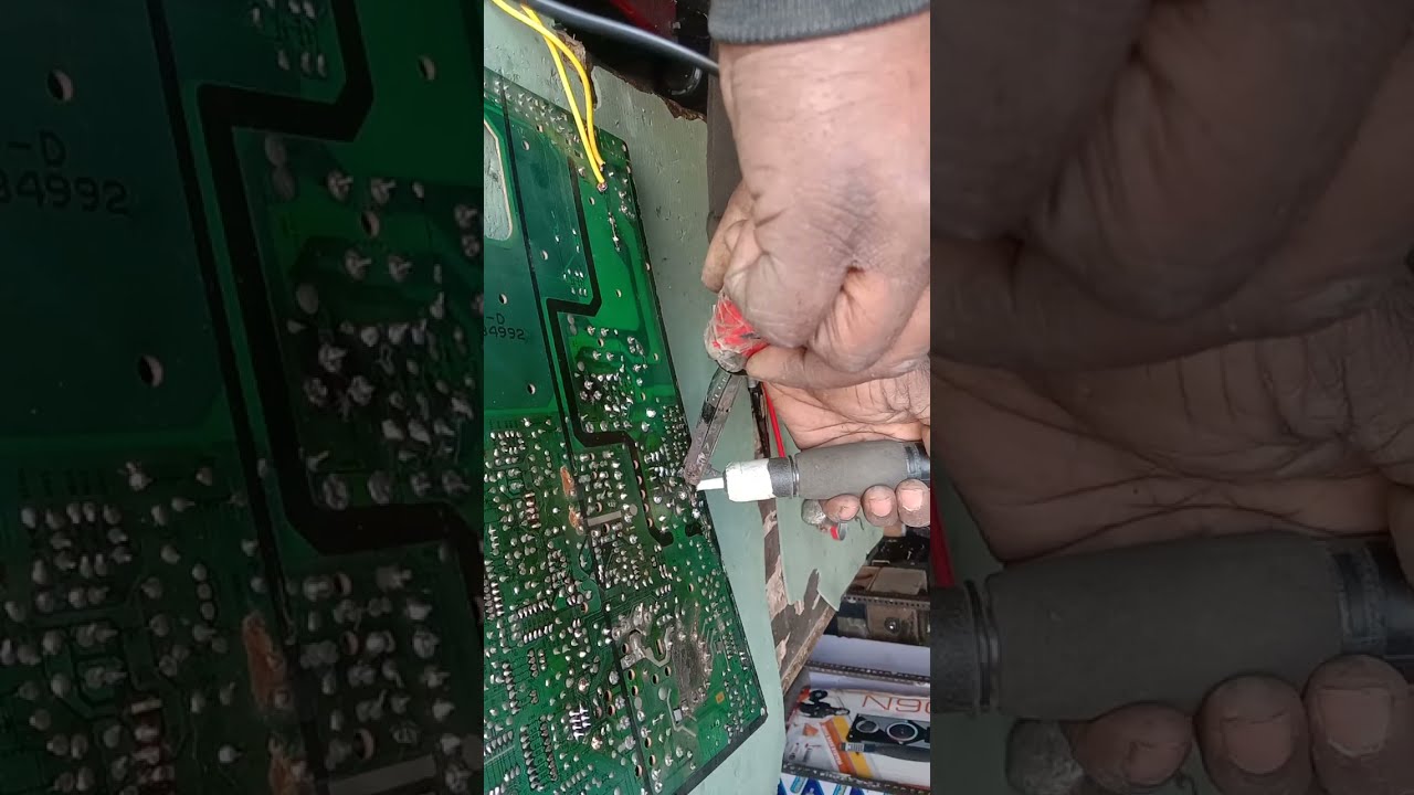 Akai TV power supply fault