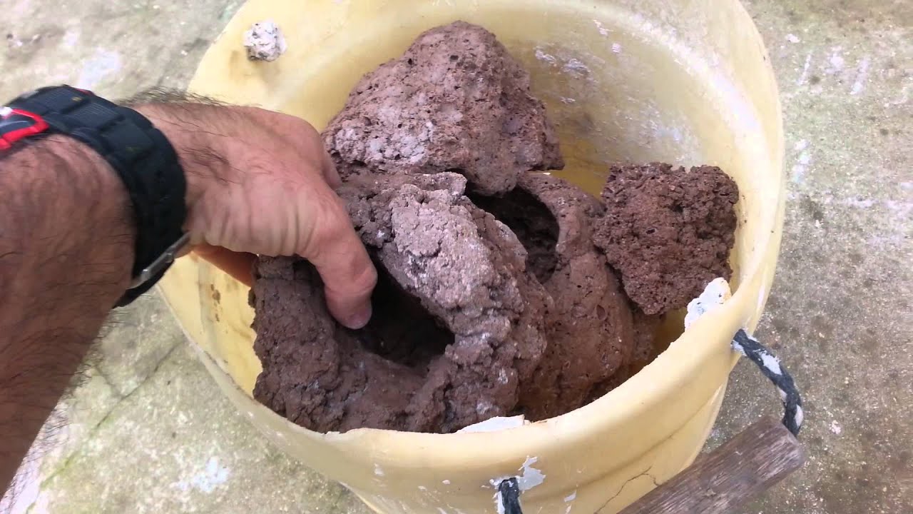Pedras porosas para Aquários, Lagos e decoração.