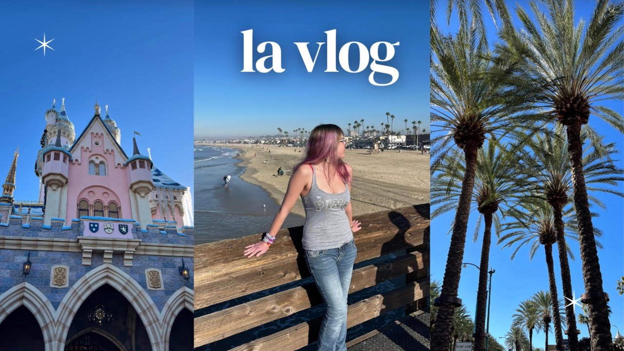 LA VLOG 🌴 (DISNEYLAND, UNIVERSAL STUDIOS,SHOPPING AND MORE!)
