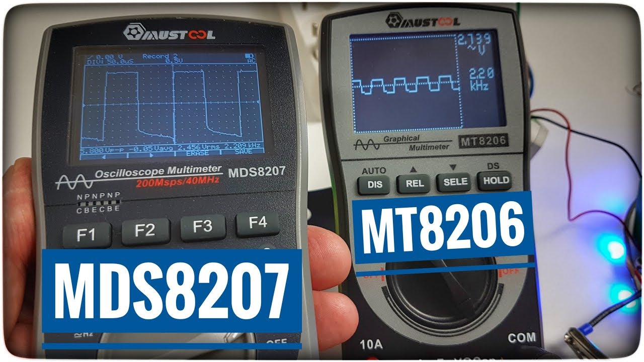 Miernik dla elektryka i elektronika - Skopometr - multimetr z funkcją oscyloskopu Mustool MDS8207