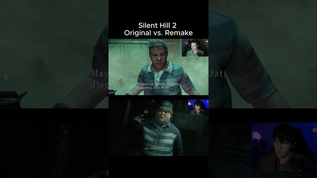 Eddie in Silent Hill 2 Remake vs. Original Comparison