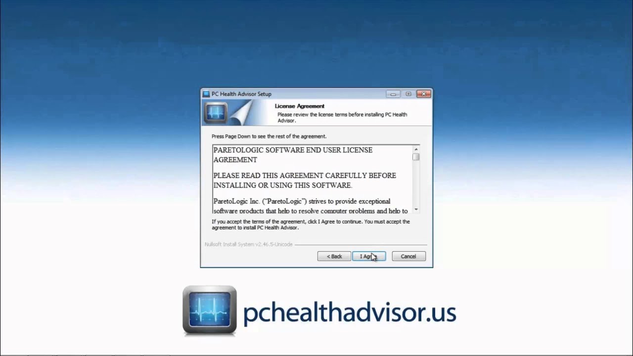 PC Health Advisor - Installation Instructions