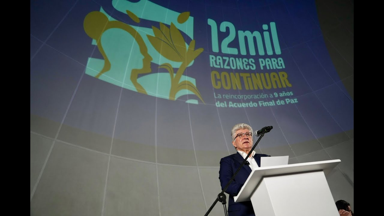 Palabras SRSG Miroslav Jenča en evento #12milrazonesparacontinuar de ARN Colombia. Noviembre 20/25