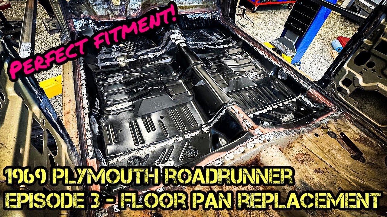 1969 Plymouth Roadrunner Restoration - Episode 3 - Floor Pan Replacement