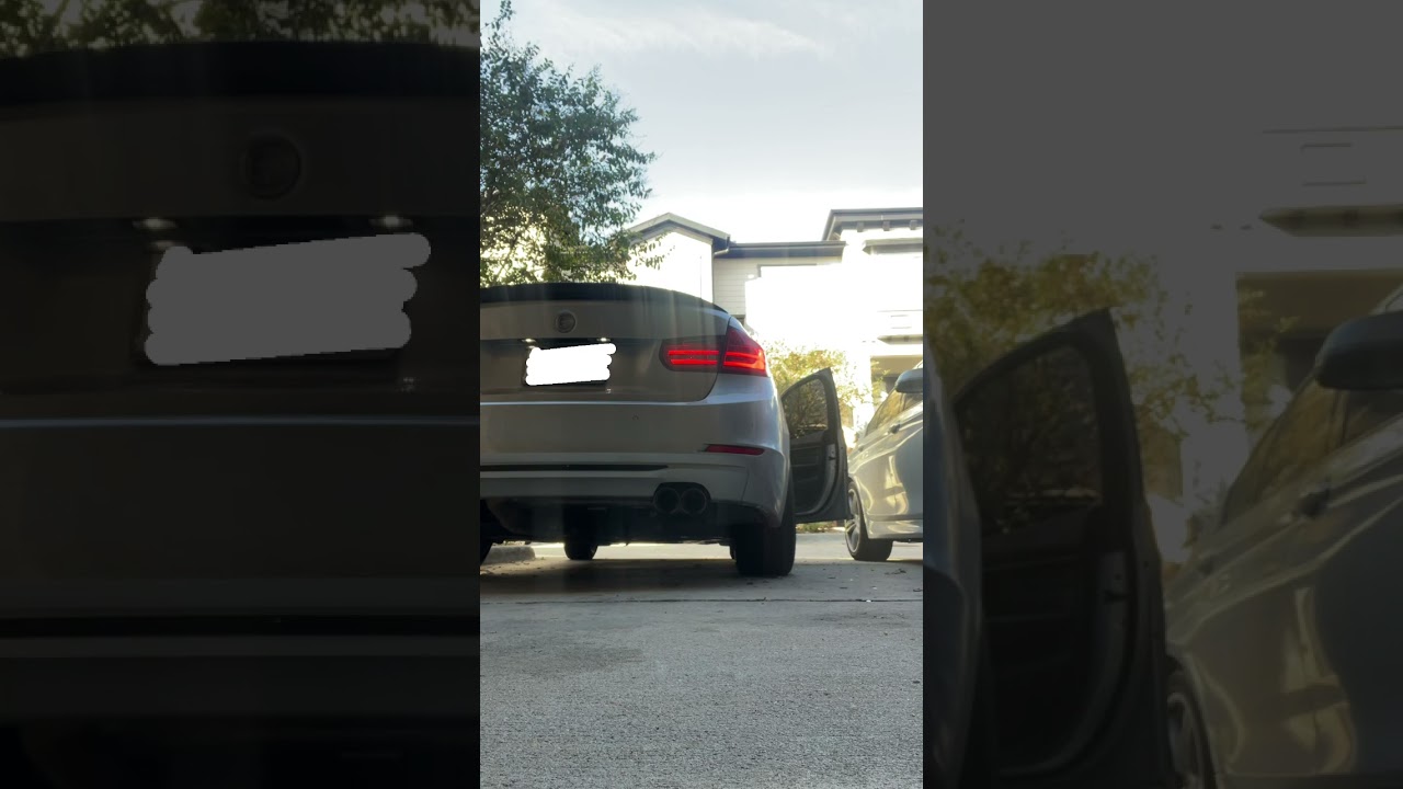 straight-pipe bmw 328 coldstart (res, muffler, & secondary cat delete)