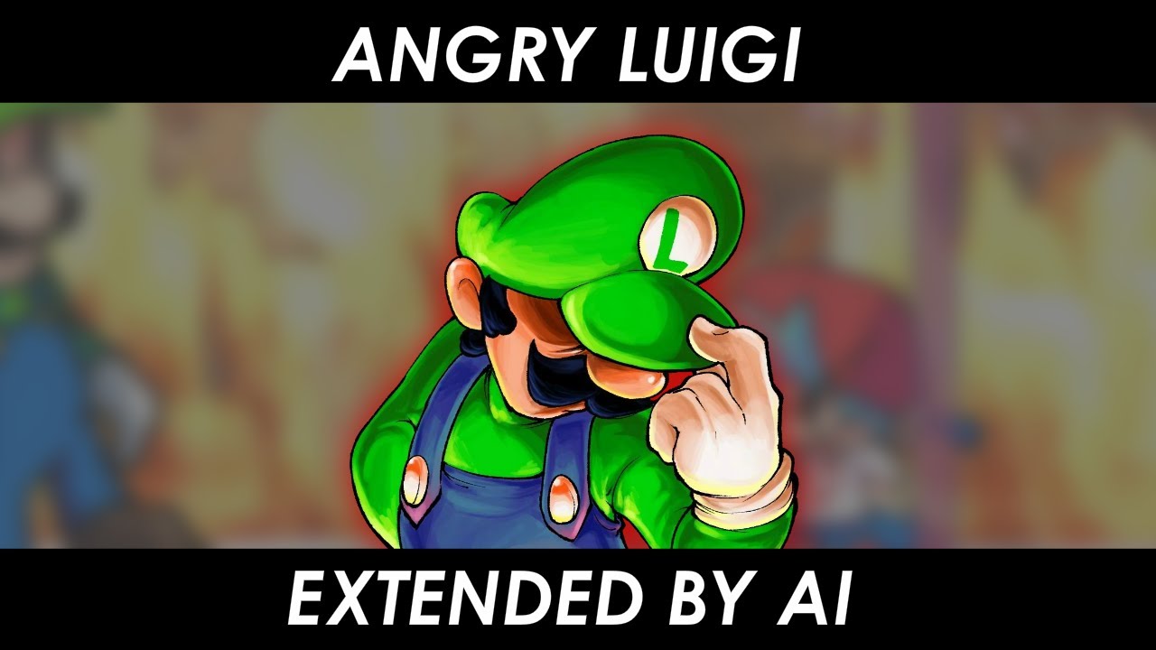 Angry Luigi but AI extends the lyrics 