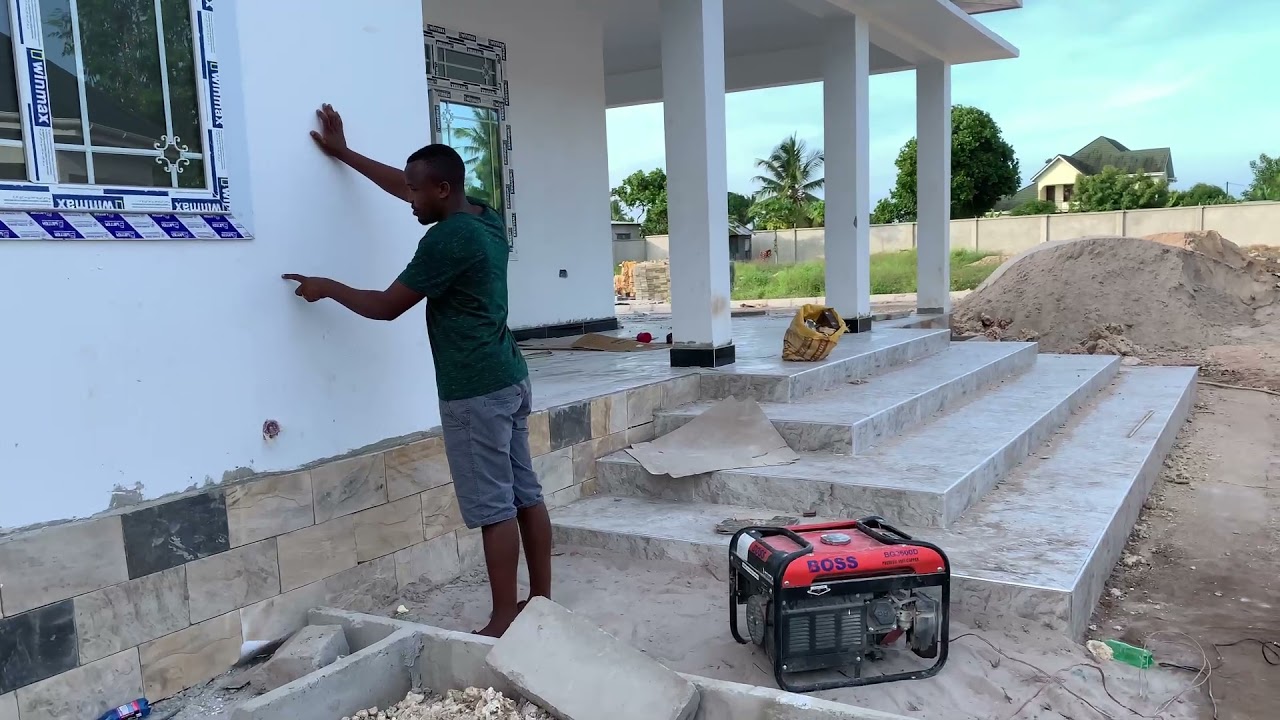 Building house in Tanzania