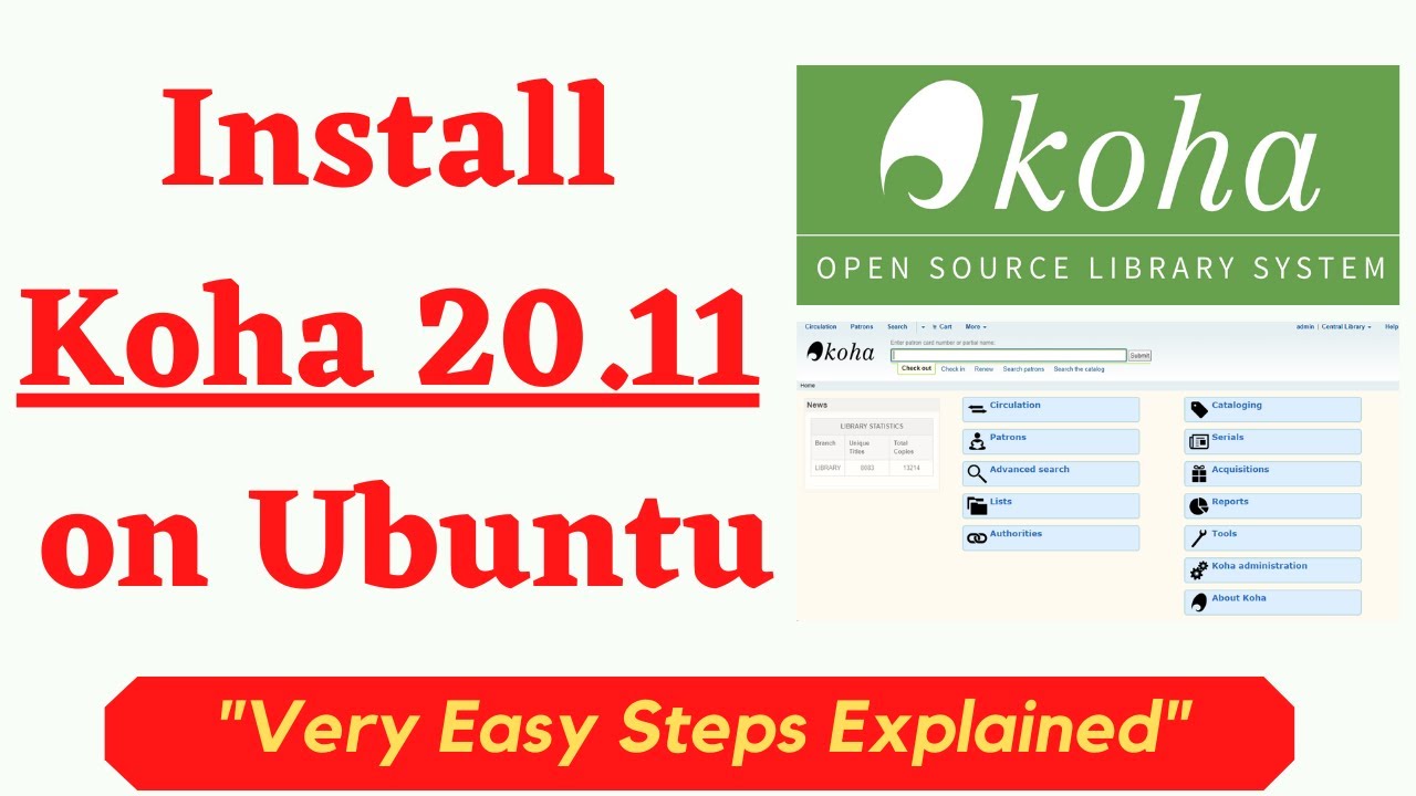 #1 Koha Software Installation | Install Koha on Ubuntu 20.04 | How to Install Koha software