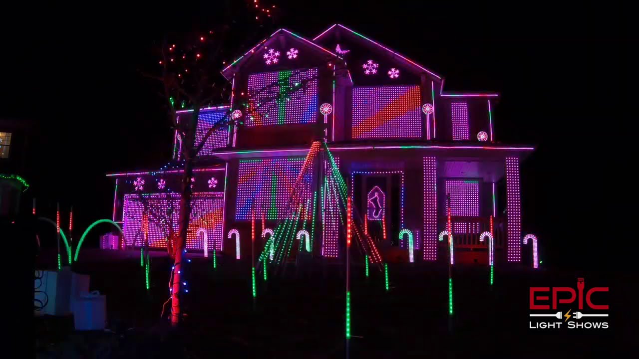 Trista Lights Epic 2020 Christmas Light Show
