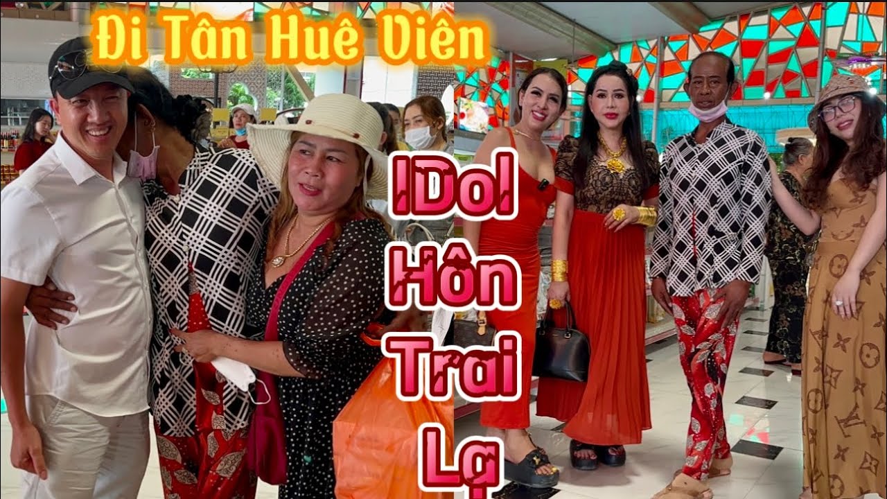 Nữ Đại Gia Đi Tân Huê Viên Cùng IDOL Thảo Sương Hôn Trai Lạ Phái Phái 😁