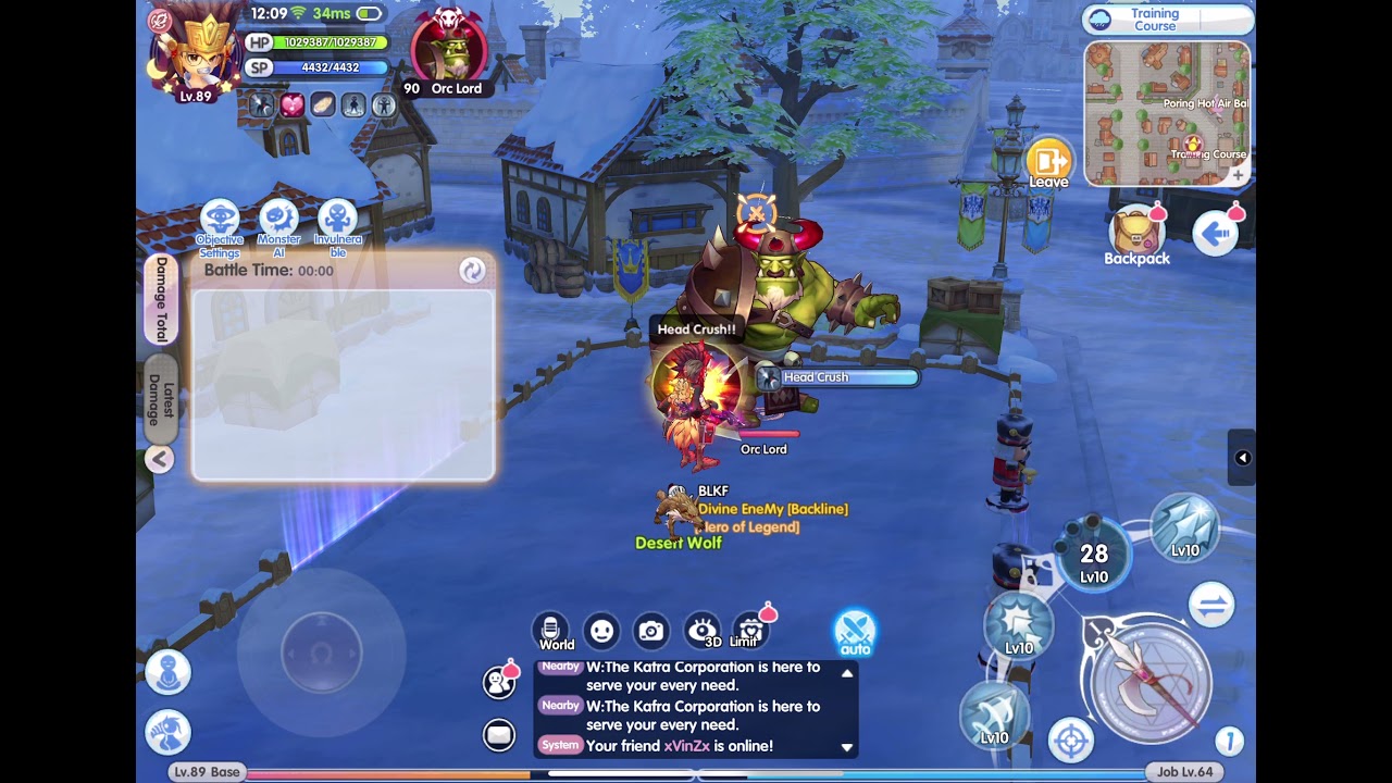 [ROX] - Ragnarok X Spear Lord Knight - How much pet wolf increases my DPS?