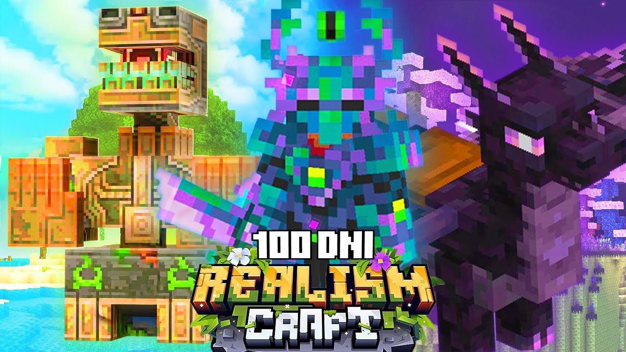 100 DNI w REALISMCRAFT 2.0 w MINECRAFT BEDROCK