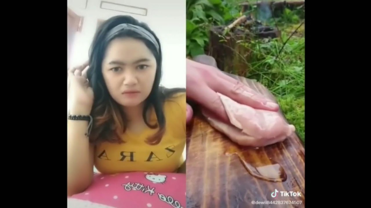 Reaksi Cewek Lihat Video Cara Memotong Daging Ayam | Bagian 2 | Tiktok Reaction