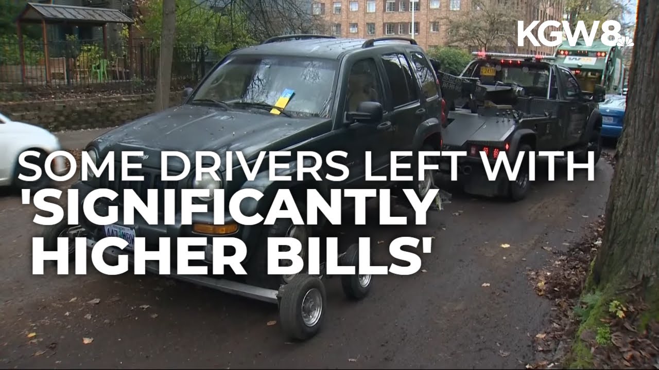 Some drivers charged five times as more in towing fees in Portland