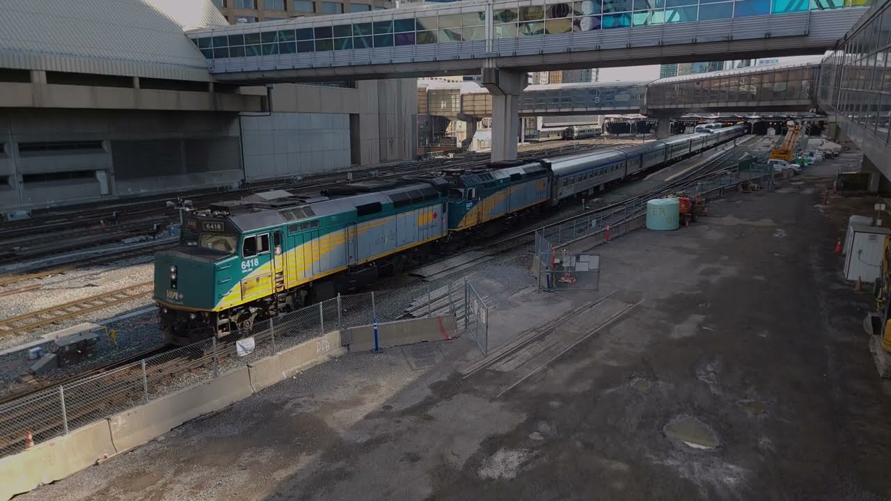 VIA Rail's Canadian Train No. 1  - Toronto Canada