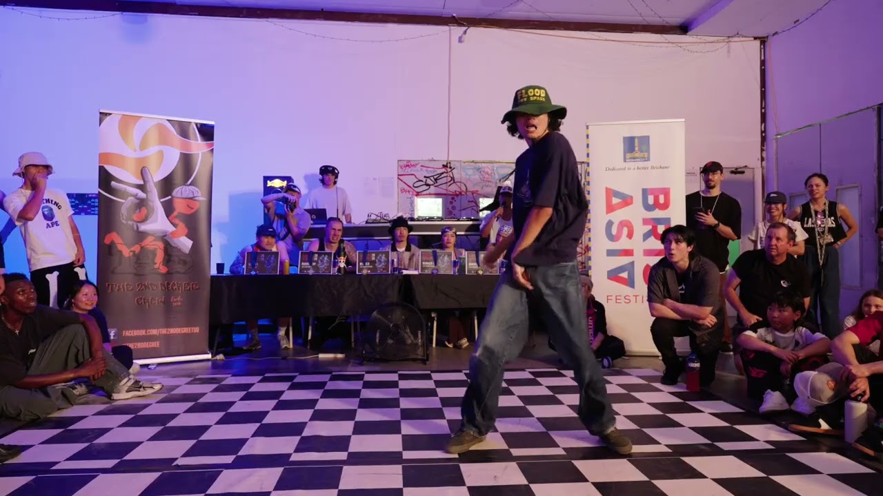 ROMEY vs THV FLOOD (OPEN STYLES TOP 8) | BrisAsia Battles 2025 | Road to Radikal Forze Jam