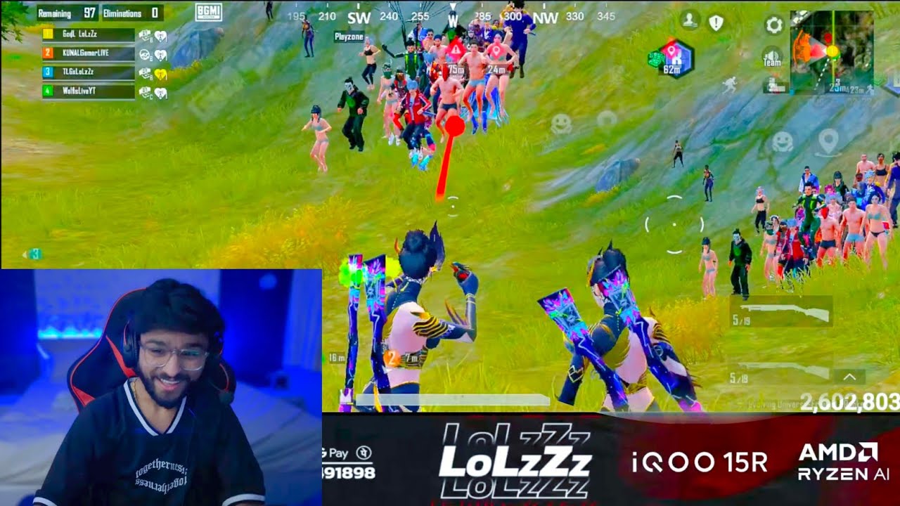 LoLzZz Gaming Highest Kill 57 Fun Video 33 fk Enemy