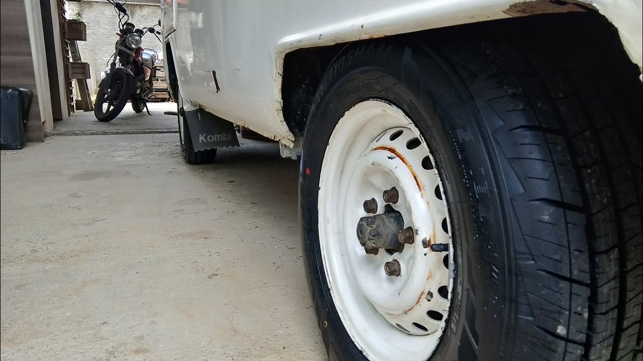 Continuação: Troca pneu 185 R14C KOMBI CLIPPER 1996 Projeto Kombihome