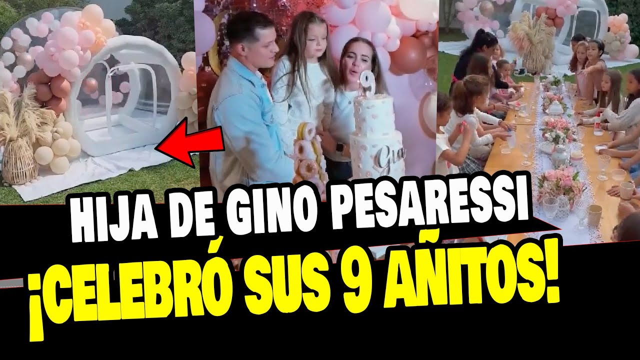 HIJA DE GINO PESARESSI Y MARIANA VERTIZ CELEBRÓ GRAN FIESTA DE CUMPLEAÑOS