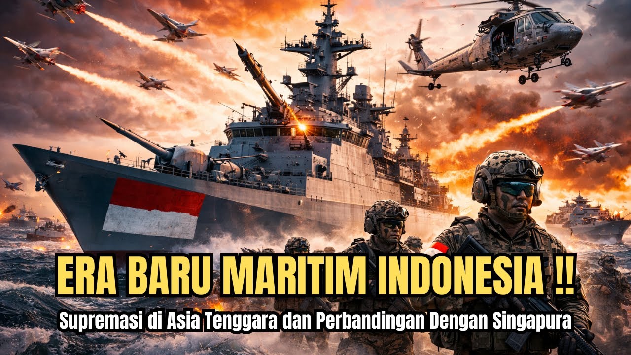 GILA! Kekuatan Laut Indonesia 2026 Bikin Dunia Terkejut — Dominasi Baru di Asia Tenggara!