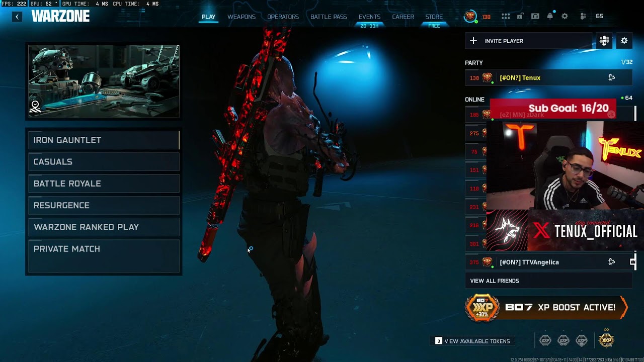 Iron Trails / Winstreak / Armas distintas