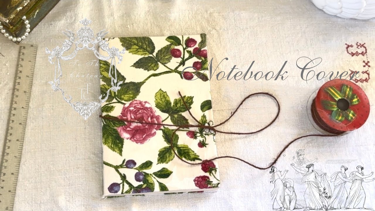 DIY fabric notebook cover | Easy handmade 