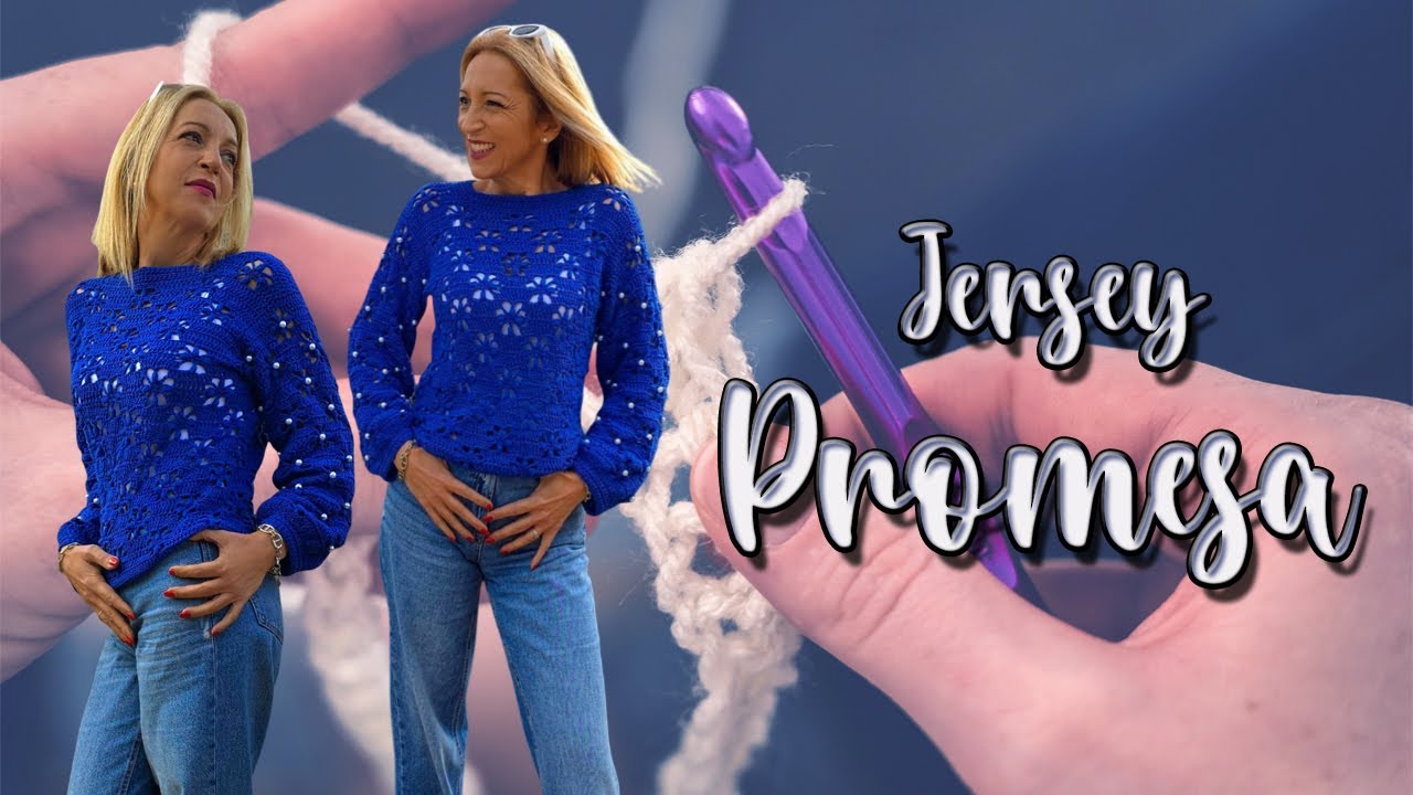¡EN FORMA TUBULAR, SIN COSTURAS! TEJIENDO UN JERSEY A CROCHET FÁCIL, RÁPIDO Y PARA TODAS LAS TALLAS🧶