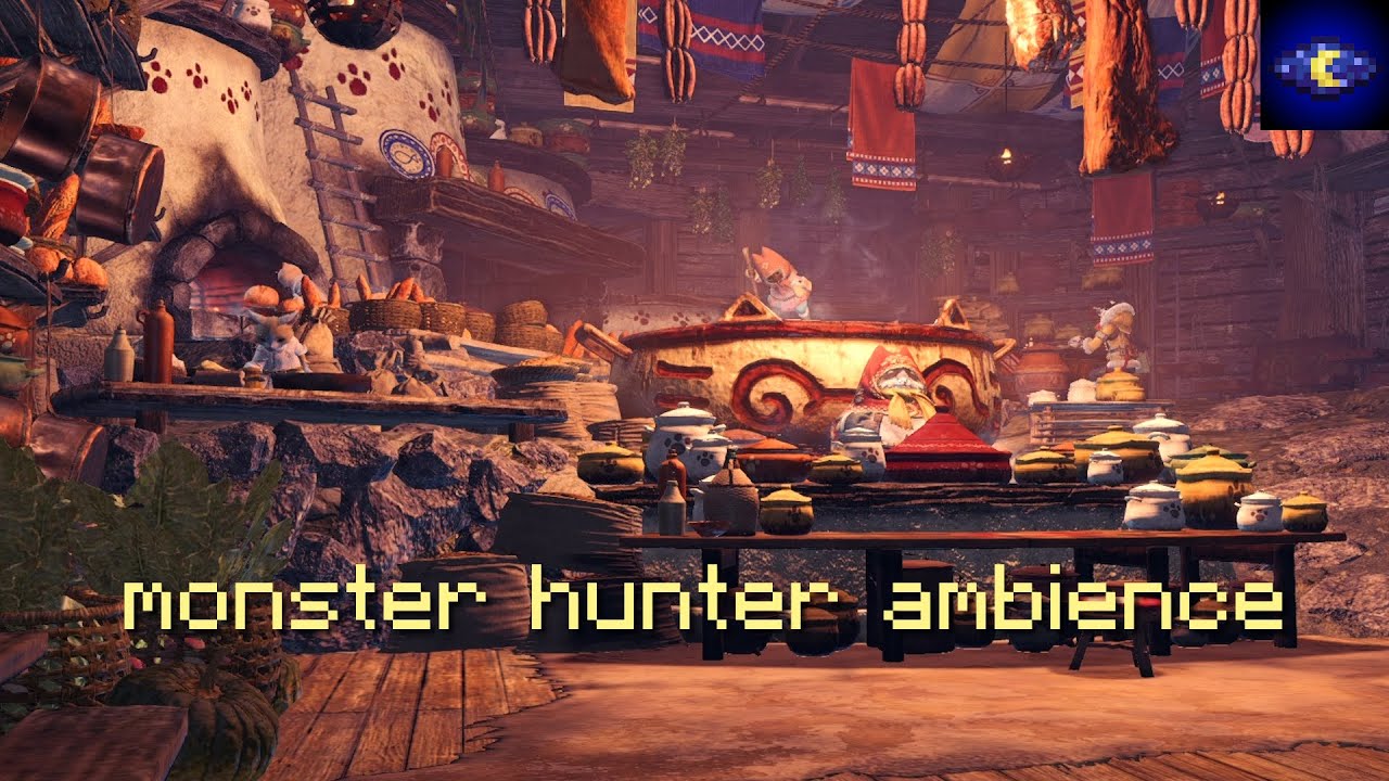 pov: you're waiting for your food at the canteen (monster hunter ambience + music)