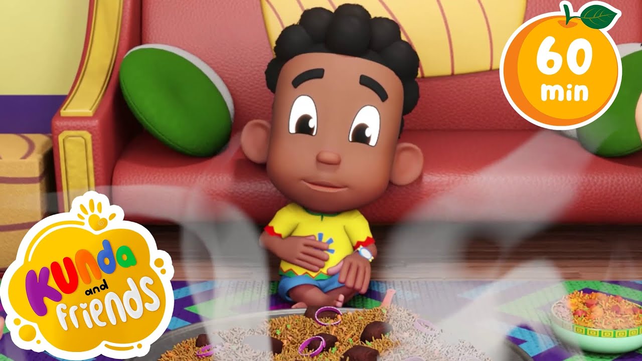 Rice At Home🍛, Africa Song🌍, Animal Song🐷+ MORE Fun Nursery Rhymes with Kunda & Friends!