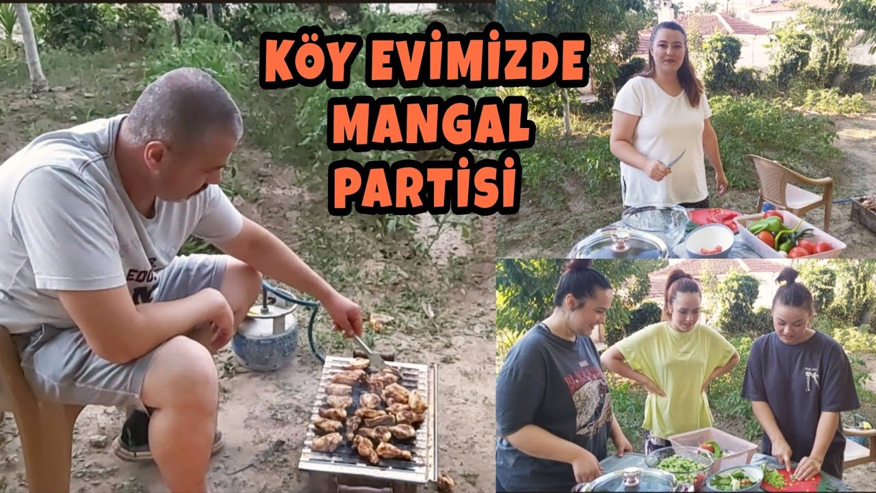 KÖY EVİMİZDE MANGAL YAPTIK | BAHÇEDE PİKNİK | KIRSAL YAŞAM | KÖYE GÖÇ | KÖYDE YAŞAM