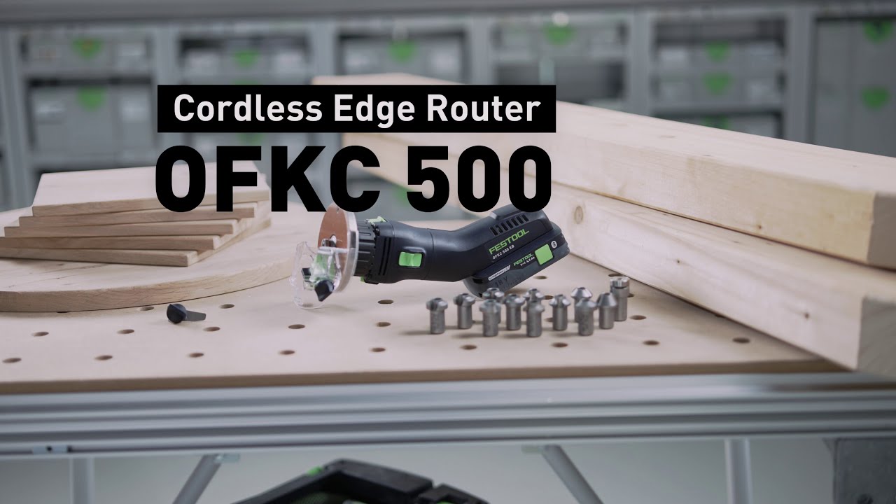 Cordless Edge Router OFKC 500 (available from September 2025)
