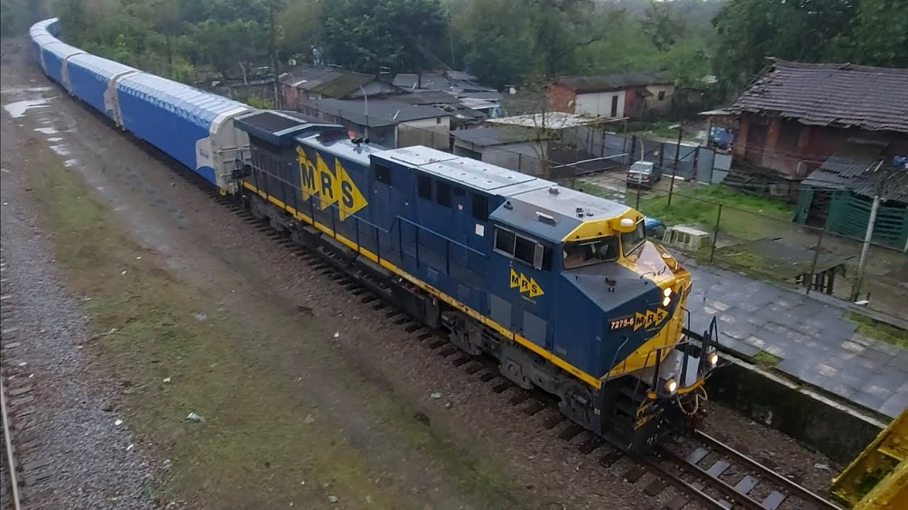 1° Trem carregado da Bracell chegando no porto de Santos 🇧🇷