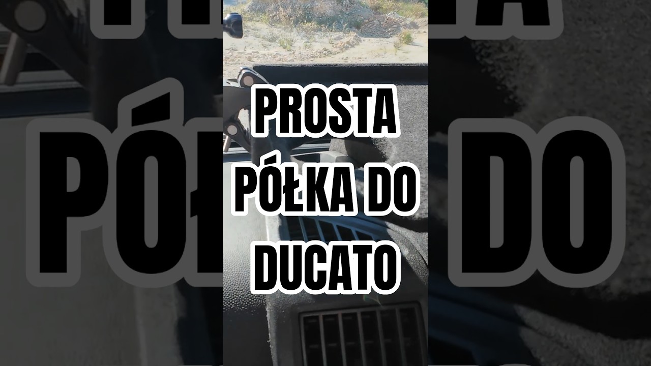P&Oacute;ŁKA DO DUCATO i reszty rodzeństwa #kamper #prąd  #panelpv #majowanie #cupholder