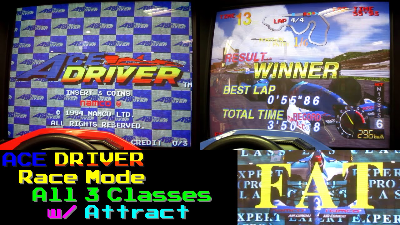 【ACE DRIVER】エースドライバー - レースモード全3クラスをプレイ【実機直撮り】